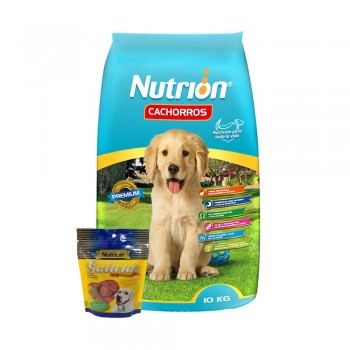 Nutrion Cachorros Premium x 10 kg gratis 100 gr